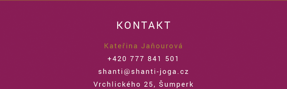 Shanti - kontakt